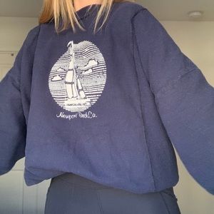 Vintage Sweater Newport Beach Navy crewneck